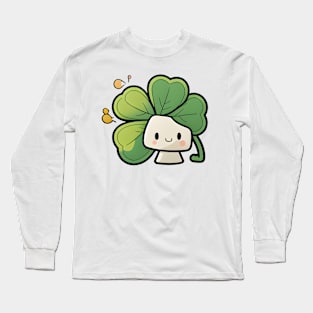 Happy St. Patrick's Day Clover Long Sleeve T-Shirt